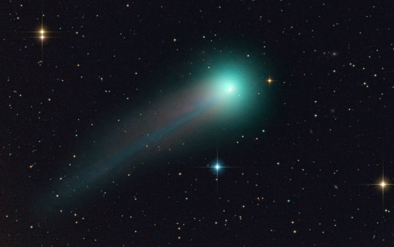 The Cosmos with Comet C/2019 U6 · mick laBriola