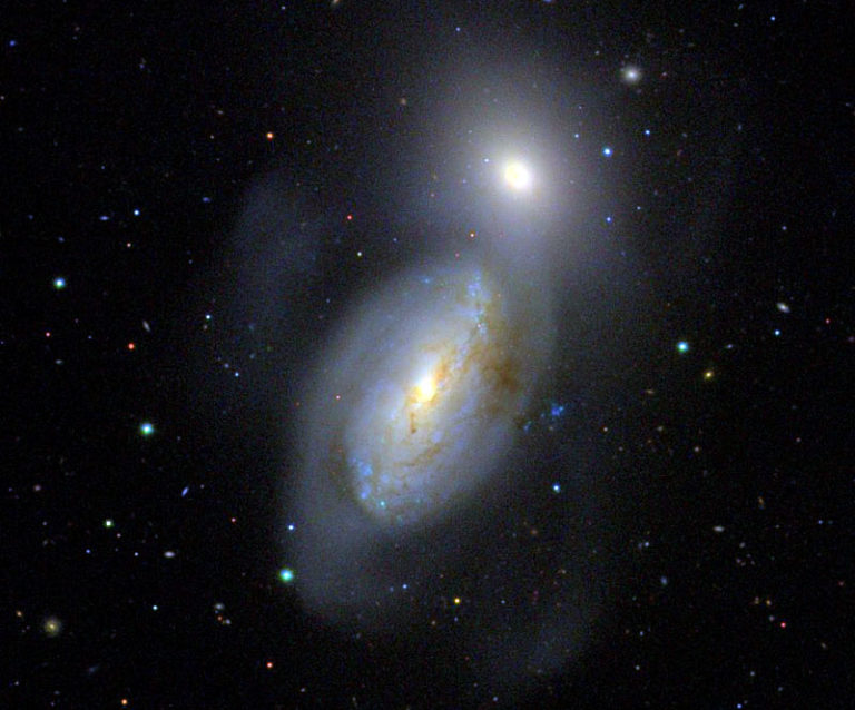 The Cosmos with NGC 3226/7 · mick laBriola